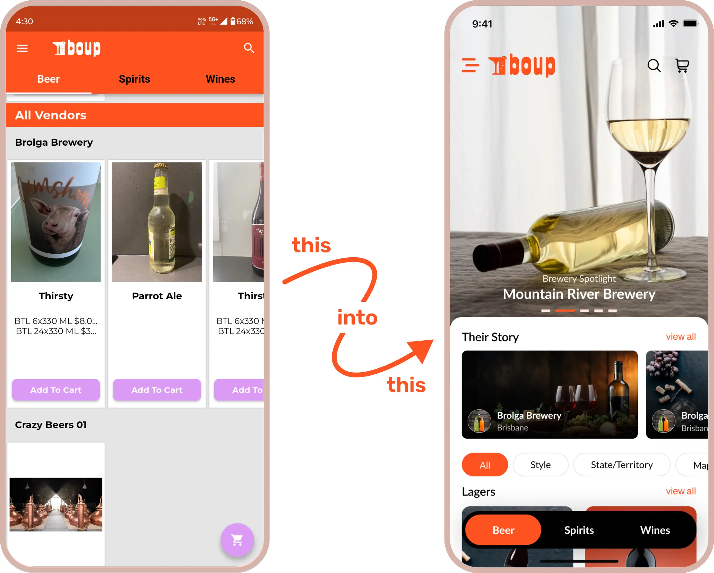 Home Screen UI