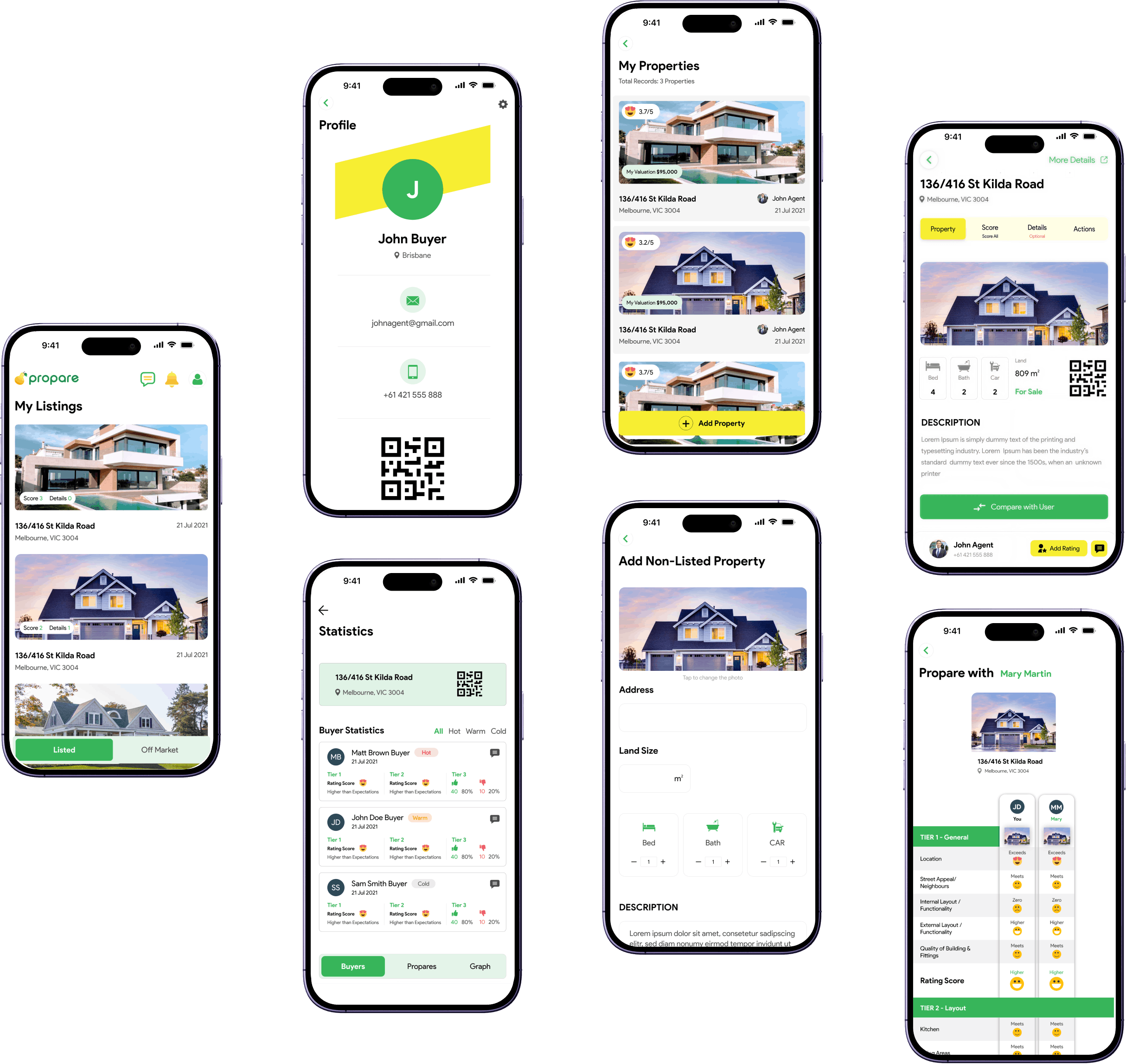 Propare Wireframe