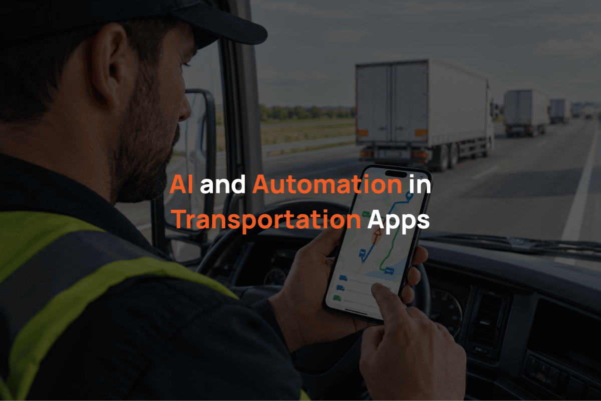 AI and Automation in Transportation Apps