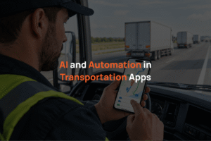 AI and Automation in Transportation Apps